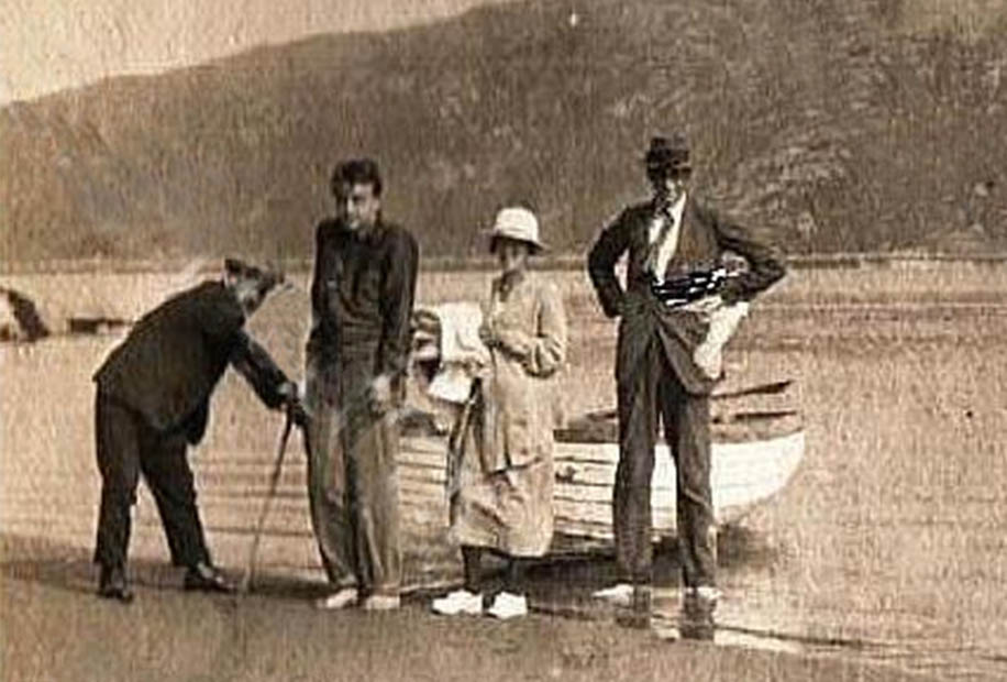 J M Barrie on Eilean Shona